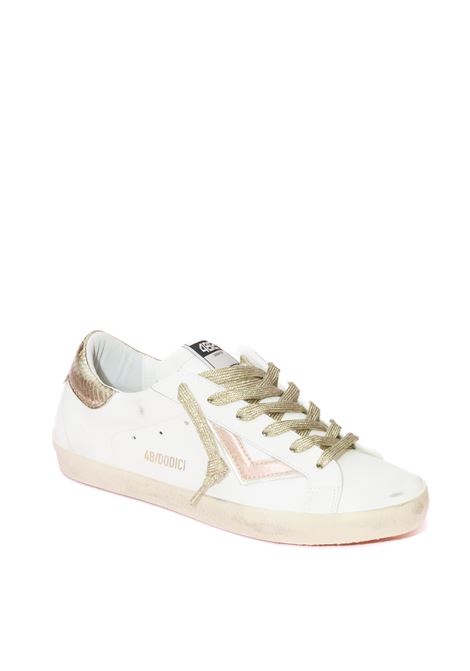 White/bronze suprime sneaker 4B12 | SUPRIME DD303-BIA/BRONZO